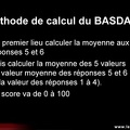 Calcul du BASDAI