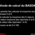 Calcul du BASDAI
