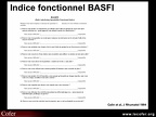 Indice fonctionnel BASFI